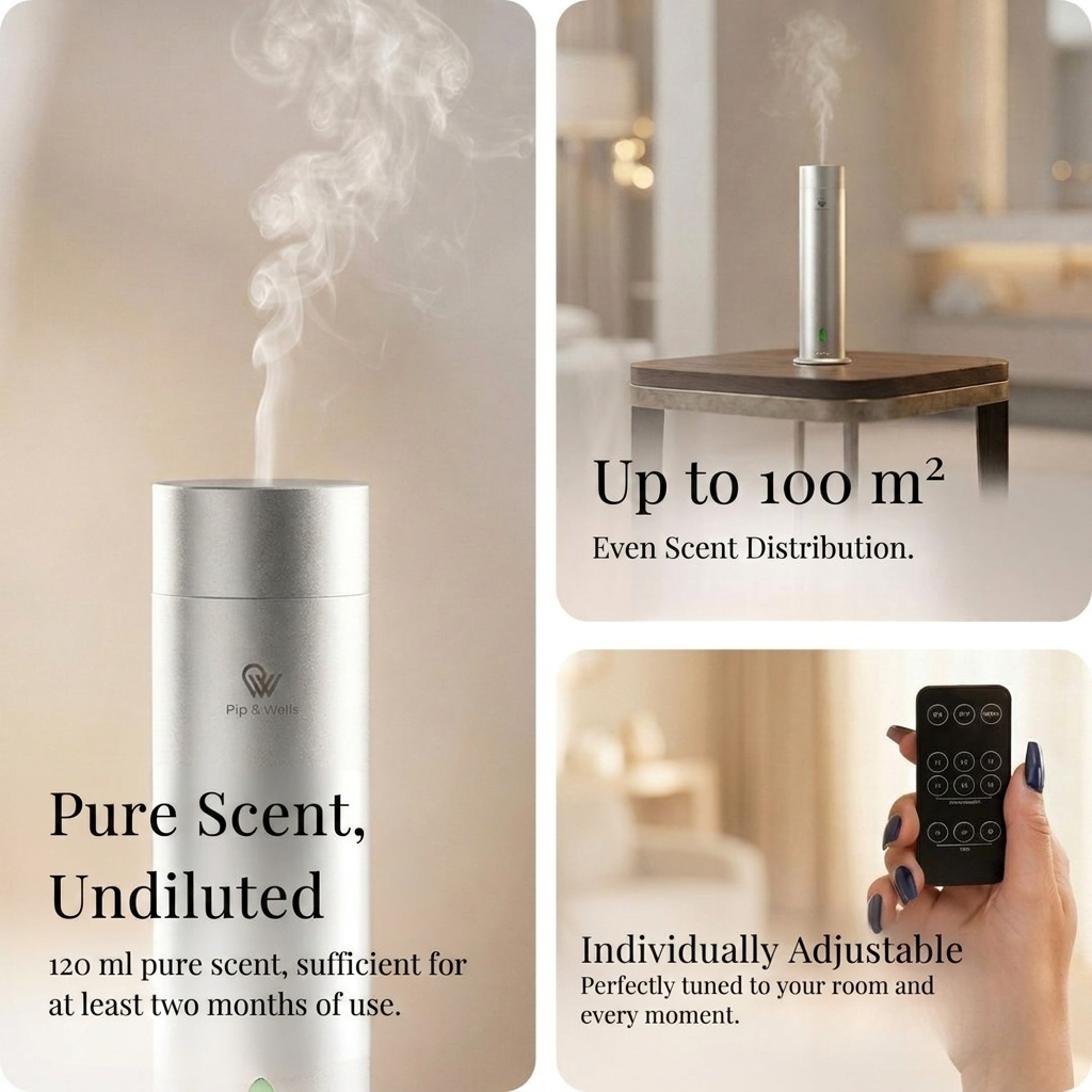 Pure One Duftdiffusor ohne Wasser & Box mit 100% natürlichem Duft (3×120ML)