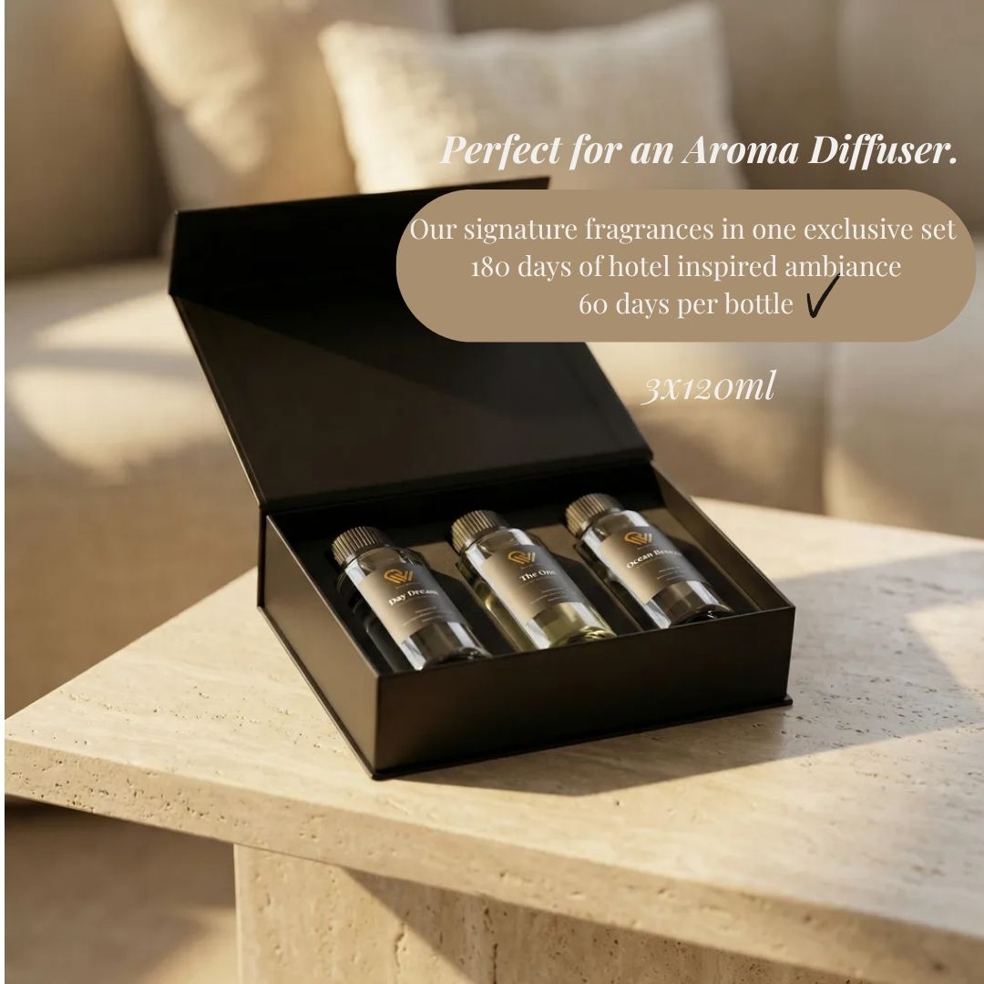 Pure One & Essence of Luxury Geschenkbox – Mattschwarz