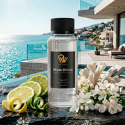 Pip & Wells Ocean Breeze-Duftöl mit Zitrusfrüchten und Küstenlandschaft