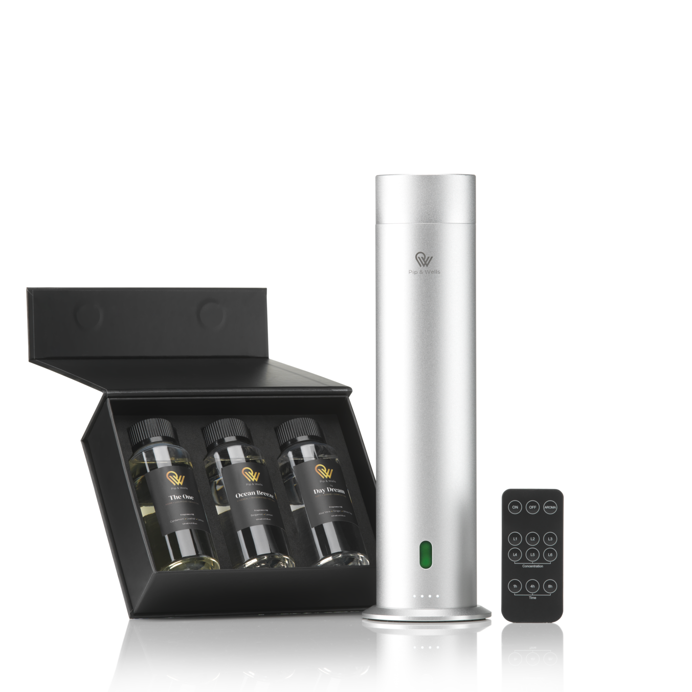 Pure One & Essence of Luxury Giftbox – Brushed Silver